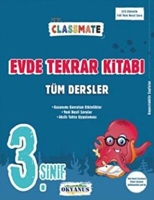 3. Sınıf Classmate Tüm Dersler Evde Tekrar Kitabı - Eda Eşkin Duray kitap kapağı