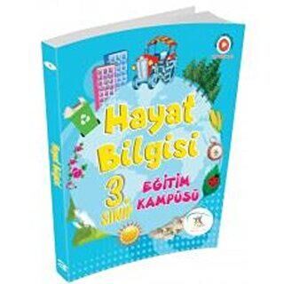 5 Renk Yayınevi 3. Sınıf Hayat Bilgisi Eğitim Kampüsü Kazanım Ölçer+Deneme - Komisyon kitap kapağı