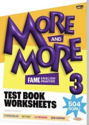 Kurmay Elt 2024 3. Sınıf More & More Test Book Worksheets - Osman Karakula kitap kapağı