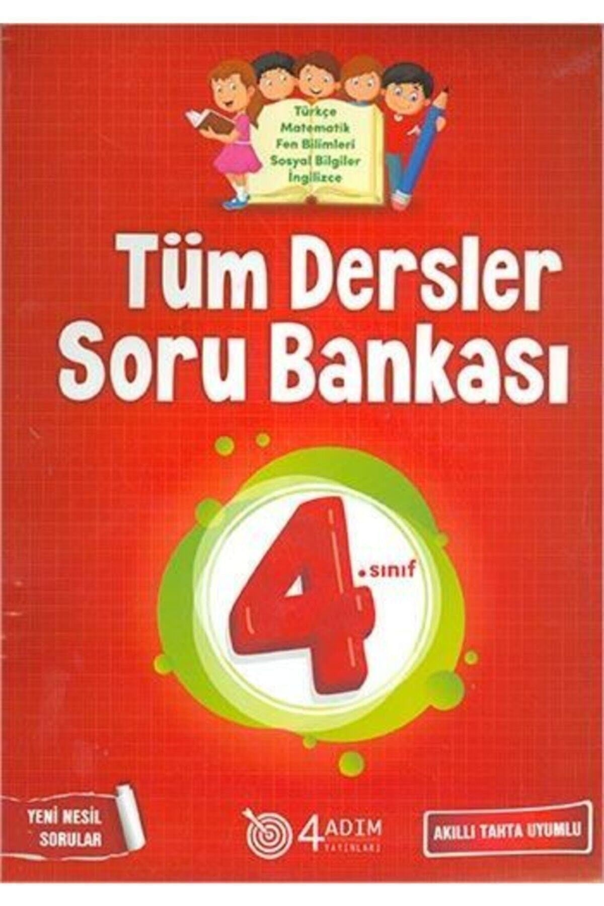 4 Adım Yayınları 4. Sınıf Tüm Dersler Soru Bankası - Sevil Köybaşı kitap kapağı