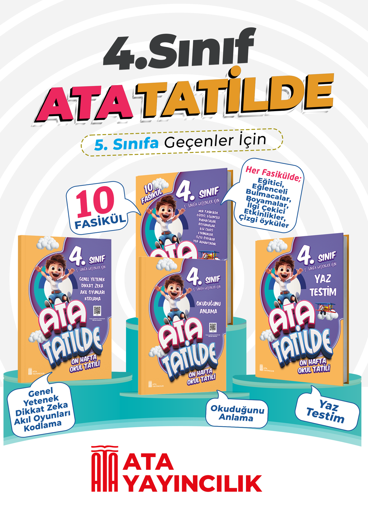 4. Sınıf Ata Tatilde Setimiz kitap kapağı