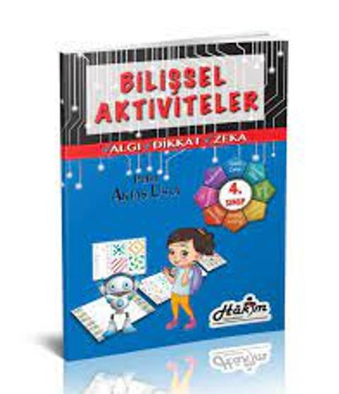 4. Sınıf Bilişsel Aktiviteler Algı Dikkat Zeka kitap kapağı