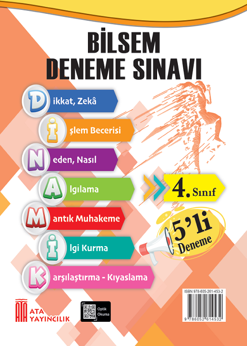 4. Sınıf Bilsem 5'Li Deneme Sınavı kitap kapağı