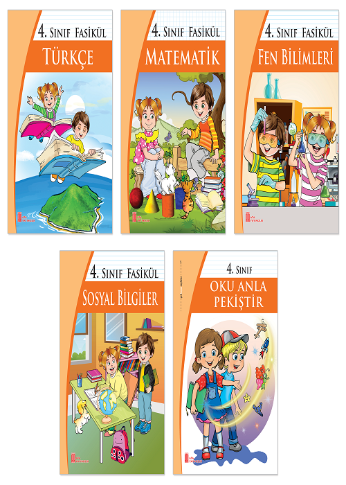 4. Sınıf Fasikül 5'li Set (Türkçe-Matematik-Fen Bilgisi-Sosyal Bilgiler-Oku Anla Pekiştir) kitap kapağı