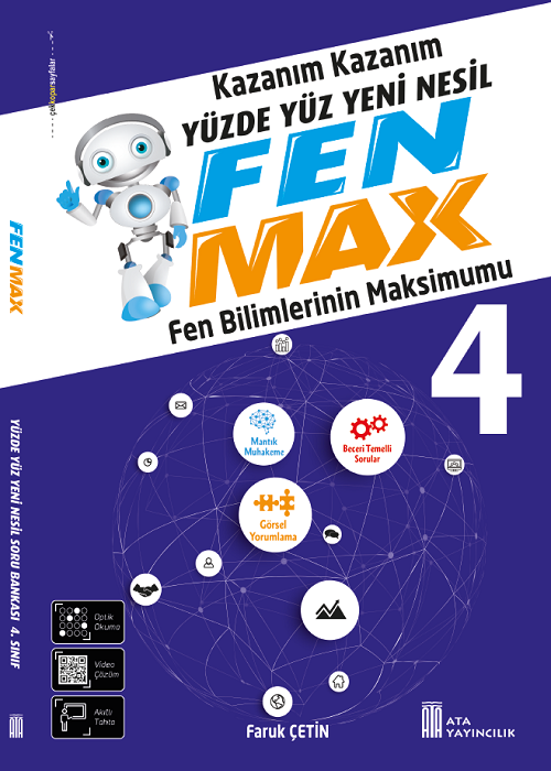 4. Sınıf Fen Max Soru Bankası - Faruk Çetin kitap kapağı