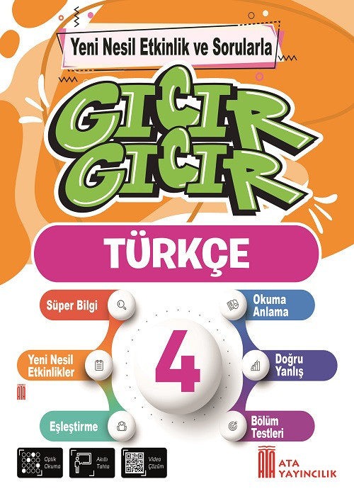 4. Sınıf Gıcır Gıcır Türkçe kitap kapağı