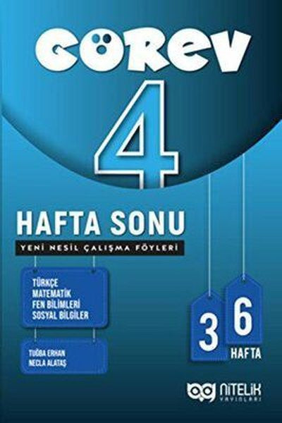 4. Sınıf Görev Hafta Sonu Yeni Nesil Çalışma Föyleri - Necla Alataş kitap kapağı