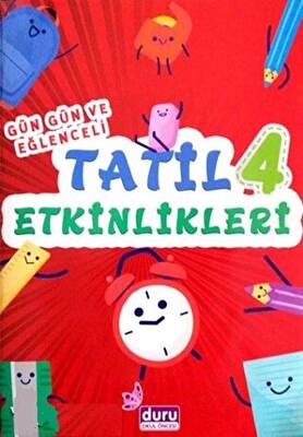 Duru Yayınları 4. Sınıf Gün Gün ve Eğlenceli Tatil Etkinlikleri - Kolektif kitap kapağı
