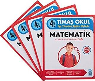 4. Sınıf Matematik Konu Anlatımı (4 Kitap Fasikül) - Celal Akbaş kitap kapağı