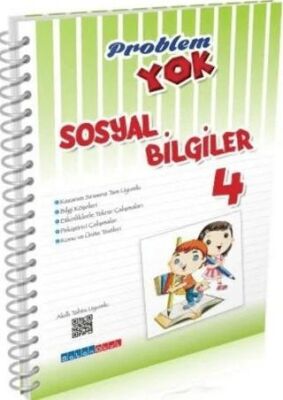 Salan Yayınları 4. Sınıf Sosyal Bilgiler Problem Yok - Kolektif kitap kapağı