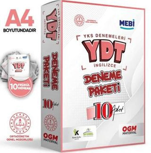 2025 ÖSYM YKS-YDT İngilizce MEBİ OGM Deneme Paketi Güncel 10lu Fasikül (Online Seri Deneme Paketi)