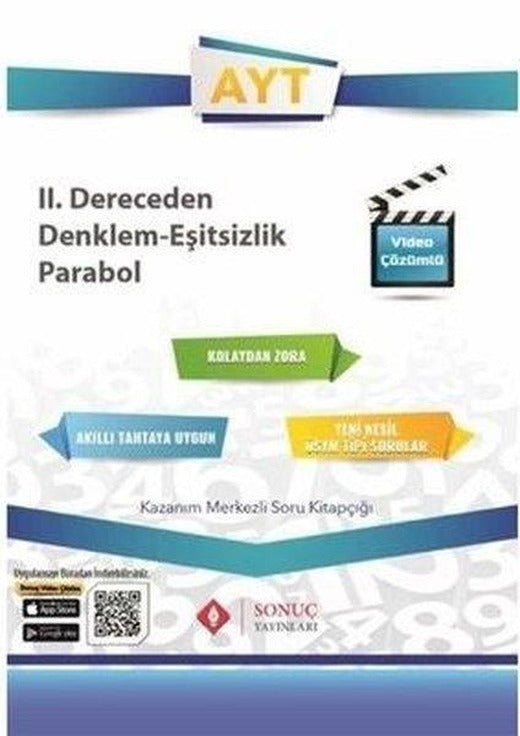Sonuç II. Dereceden Denklemler Eşitsizlik Parabol | Sonuç Yayınları (İnce Kapak)