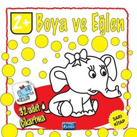 Boya ve Eğlen - Sarı Kitap - 32 Adet Çıkartma