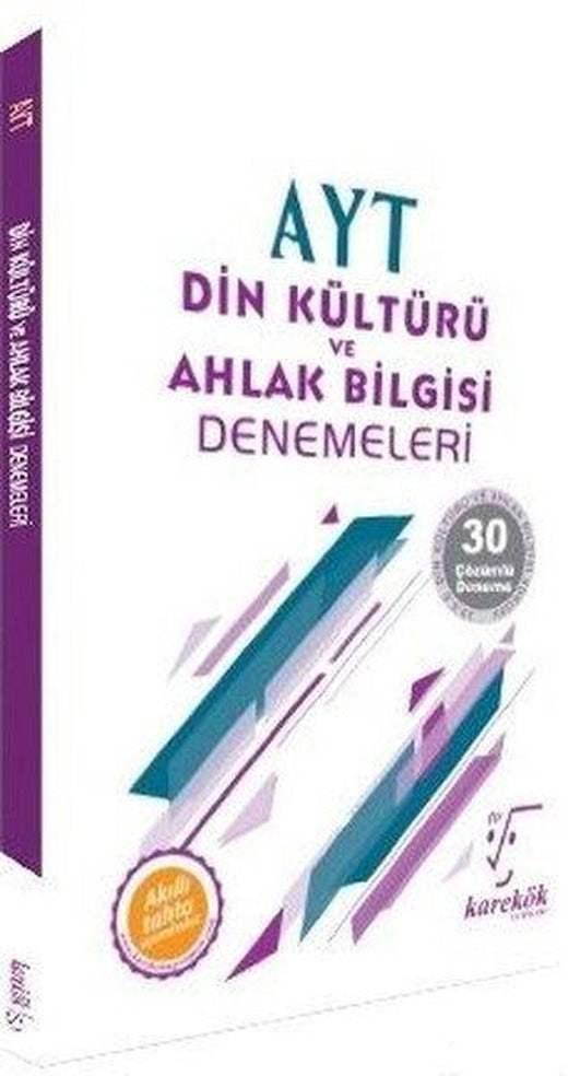 AYT Din Kültürü ve Ahlak Bilgisi Denemeleri | Karekök Eğitim Yayın (İnce Kapak)