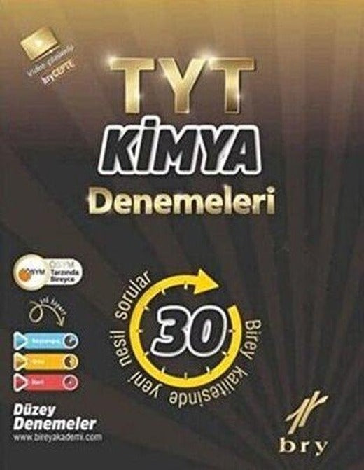TYT Kimya 30'lu Branş Denemeleri | Birey Eğitim Yayınları (İnce Kapak)