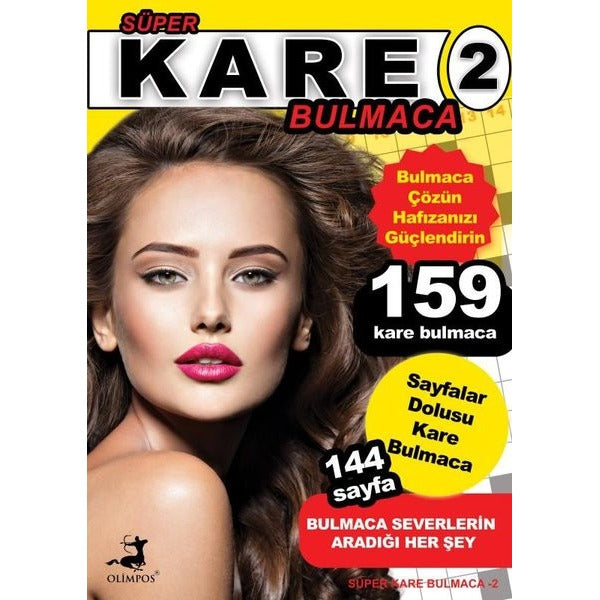 Süper Kare Bulmaca - 2 | Olimpos Yayınları