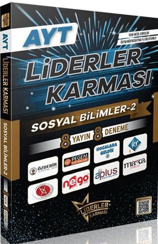 AYT Sosyal Bilimler - 2 Branş Denemeleri | Liderler Karması Yayınları (Ciltsiz)