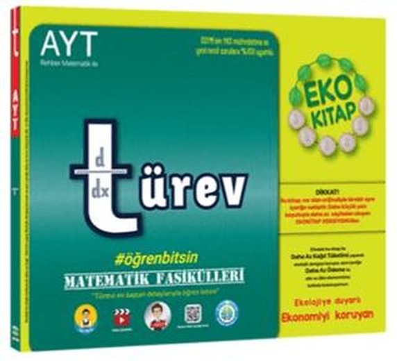 AYT Matematik Fasikülleri - Türev Eko | Tonguç Akademi (Ciltsiz)