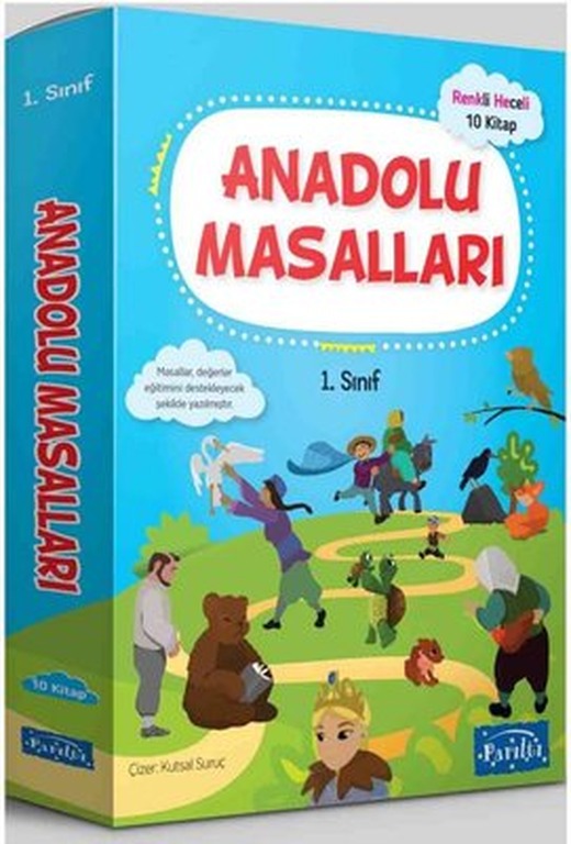 Anadolu Masalları Seti - 10 Kitap Takım | Parıltı Yayınları (İnce Kapak)