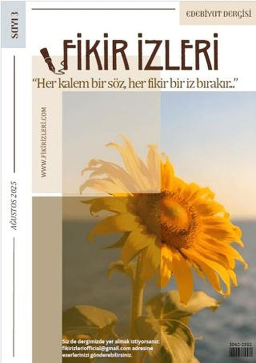 Fikir İzleri Edebiyat Dergisi 3. Sayı - Ağustos 2025 | Fikir İzleri Yayınevi (Ciltsiz)