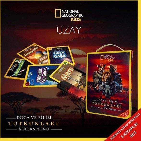 National Geographic Kids - Uzay Seti - 5 Kitap Takım - Doğa ve Bilim Tutkunları Koleksiyonu | Beta Kids (İnce Kapak)