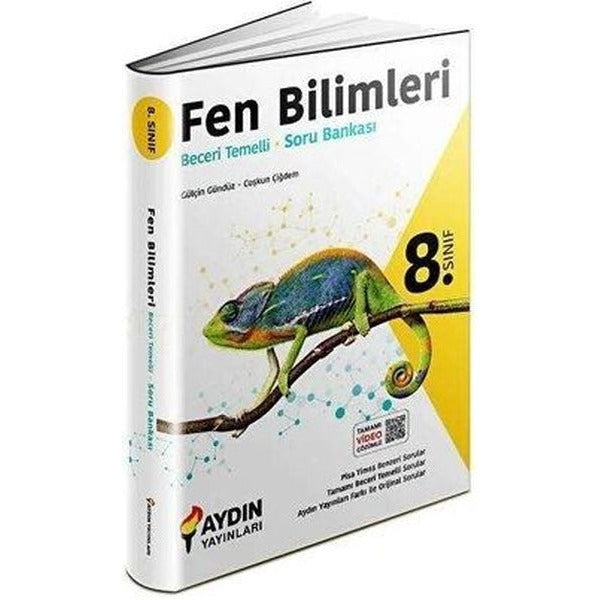 8. Sınıf Fen Bilimleri Beceri Temelli Soru Bankası | Aydın Yayınları (İnce Kapak)