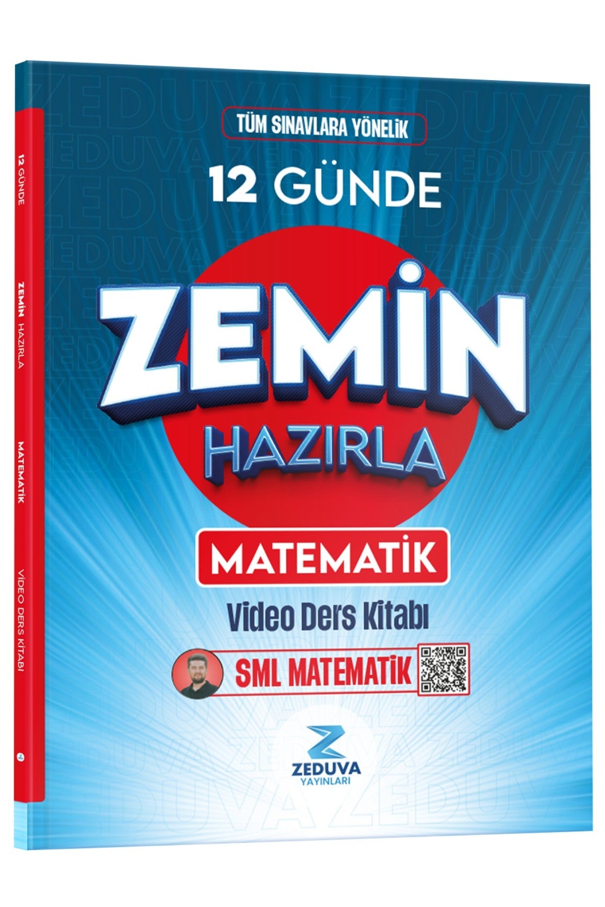 SML Matematik 12 Günde Zemin Hazırla Matematik Video Ders Kitabı | Zeduva Yayınları (İnce Kapak)