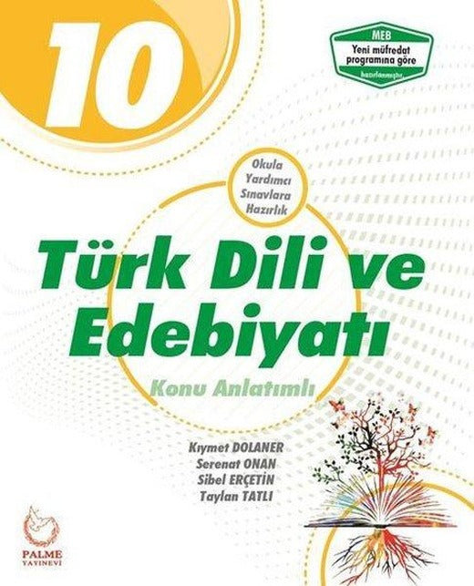 10.Sınıf Türk Dili ve Edebiyatı Konu Anlatımlı | Palme Yayınları (İnce Kapak)