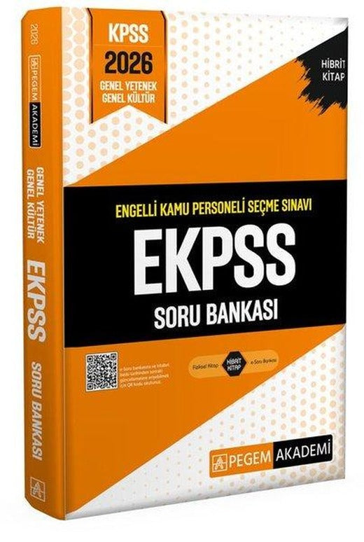 2026 E - KPSS Engelli Kamu Personeli Seçme Sınavı Soru Bankası | Pegem Akademi Yayıncılık (İnce Kapak)