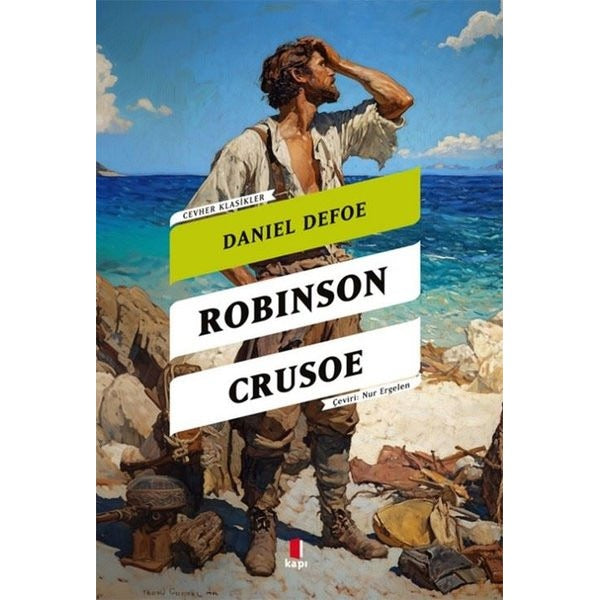 Robinson Crusoe - Cevher Klasikler | Kapı Yayınları (İnce Kapak)