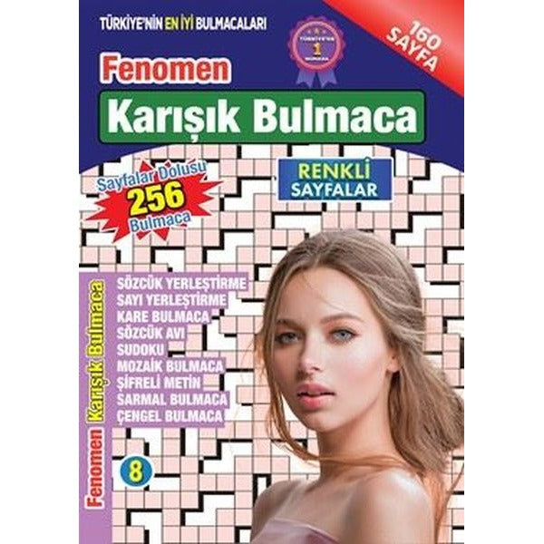 Fenomen Karışık Bulmaca - 8 | Maxi Yayıncılık (İnce Kapak)