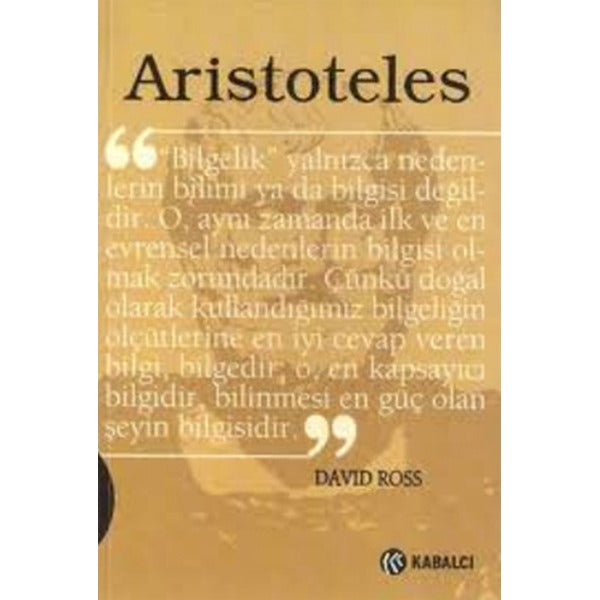 Aristoteles | Kabalcı Yayınevi - Doruk Yayınları (Ciltsiz)