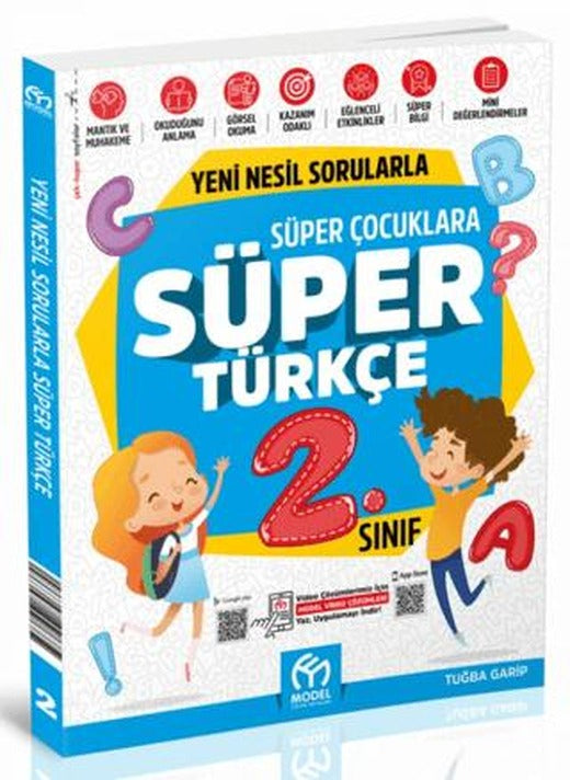 2. Sınıf Yeni Nesil Sorularla Süper Türkçe | Model Eğitim Yayıncılık (Ciltsiz)