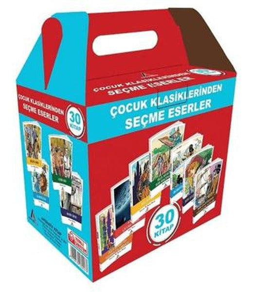Çocuk Klasiklerinden Seçme Eserler Seti 30 Kitap | Aperatif Kitap Yayınları (Ciltsiz)