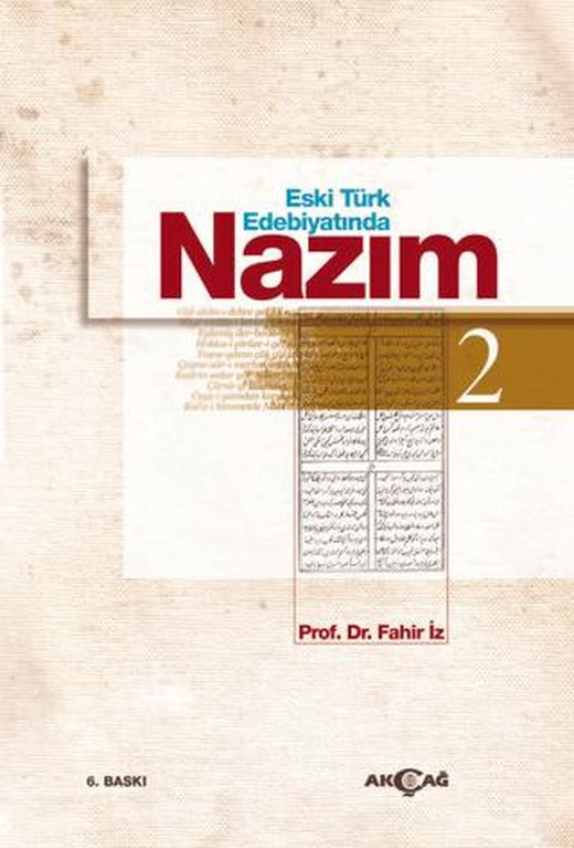 Eski Türk Edebiyatında Nazım Cilt: 2
