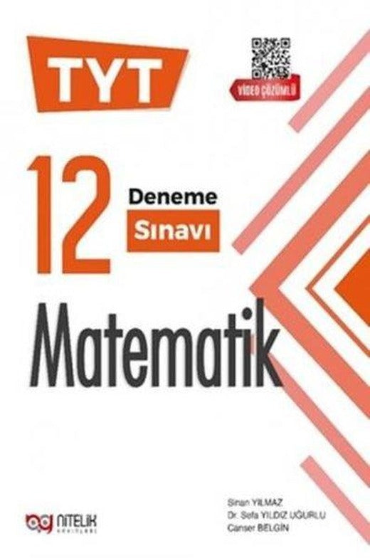 TYT Matematik 12 Deneme Sınavı | Nitelik Yayınları (İnce Kapak)