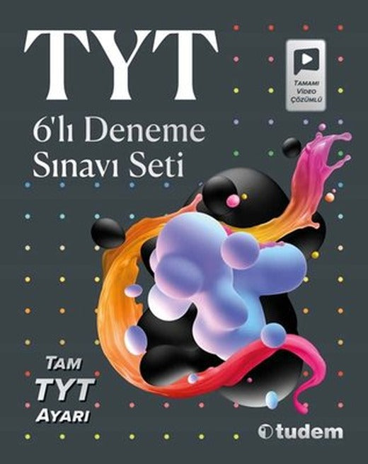 TYT 6'lı Deneme Sınavı Seti | Tudem Yayınları - Ders Kitapları (İnce Kapak)