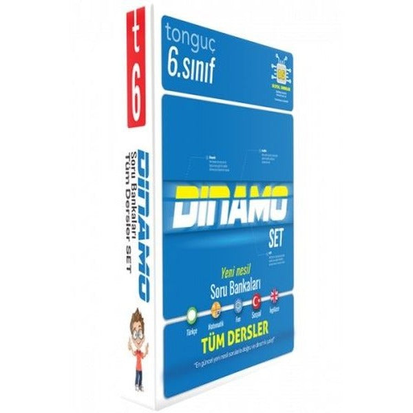 6.Sınıf Dinamo Tüm Dersler Soru Bankası Set | Tonguç Akademi (İnce Kapak)