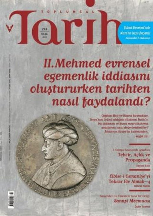 Toplumsal Tarih Dergisi Sayı: 253 Ocak 2015 | Tarih Vakfı Yurt Yayınları - Toplumsal Tarih Dergisi (Ciltsiz)
