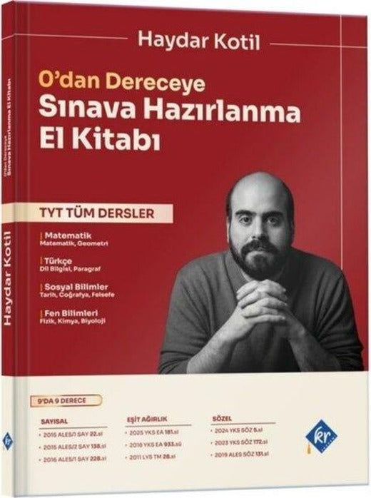 0'dan Dereceye TYT Tüm Dersler Sınava Hazırlanma El Kitabı | KR Akademi (İnce Kapak)