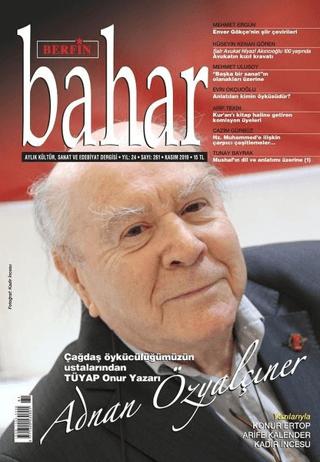 Berfin Bahar Aylık Kültür Sanat ve Edebiyat Dergisi Sayı: 261 Kasım 2019 | Berfin Bahar Dergisi (Ciltsiz) - Resim 1