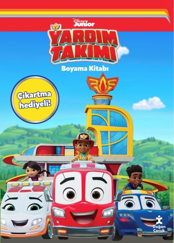 Disney Junior - Yardım Takımı Boyama Kitabı - Çıkartma Hediyeli! | Doğan Çocuk