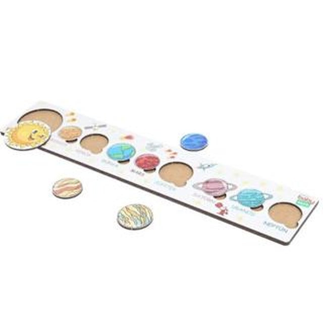 Montessori Gezegenler Puzzle | Aklımda Zeka Oyunları