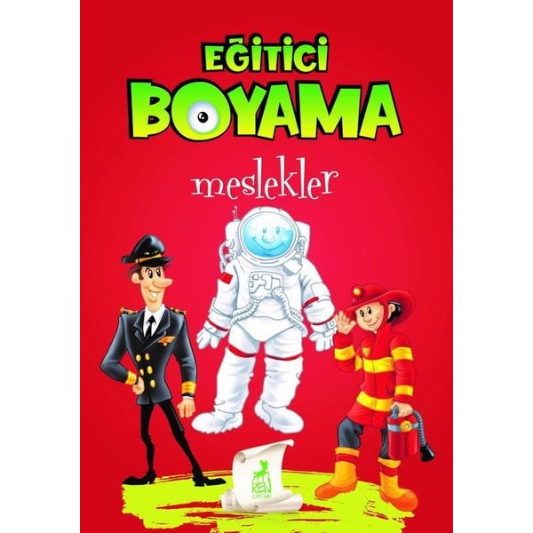 Eğitici Boyama - Meslekler | Ren Kitap