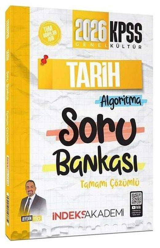 2026 KPSS Tarih Algoritma Soru Bankası Çözümlü | İndeks Akademi (İnce Kapak)