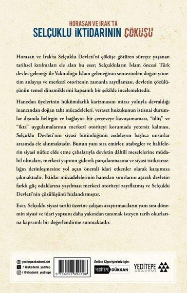 Horasan ve Irakta Selçuklu İktidarının Çöküşü | Yeditepe Akademi (İnce Kapak) - Resim 2