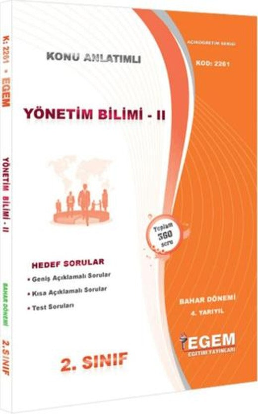 Yönetim Bilimi 2 Bahar Dönemi Konu Anlatımlı Soru Bankası