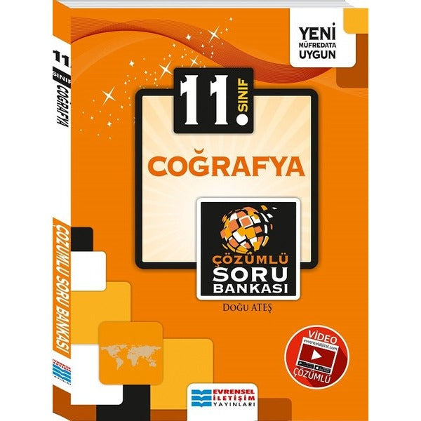 11. Sınıf Coğrafya Çözümlü Soru Bankası | Evrensel İletişim Yayınları (Ciltsiz)