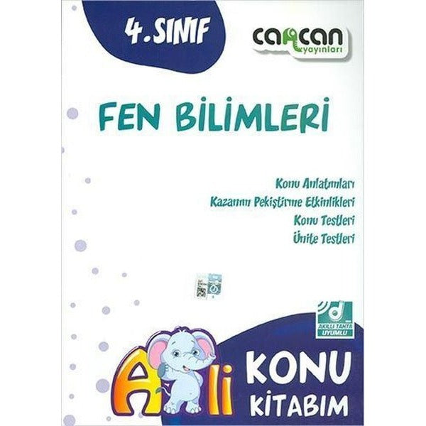 4.Sınıf Fen Bilimleri Konu Kitabım | Can Can Yayınları (İnce Kapak)