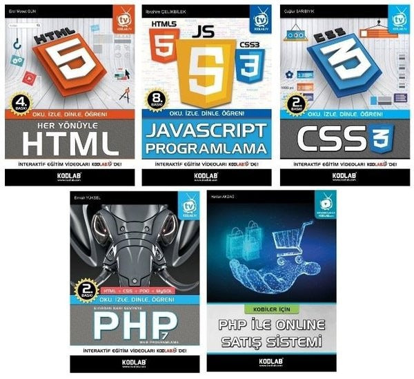 Php ile Web Programlama Seti | Kodlab (İnce Kapak)